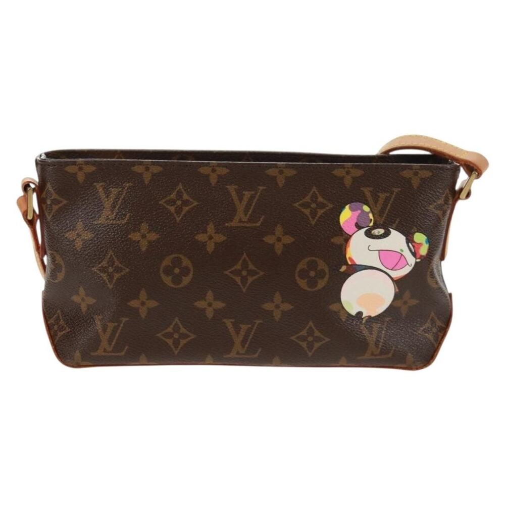 Louis Vuitton Monogram Panda Trotteur Shoulder Bag Brown